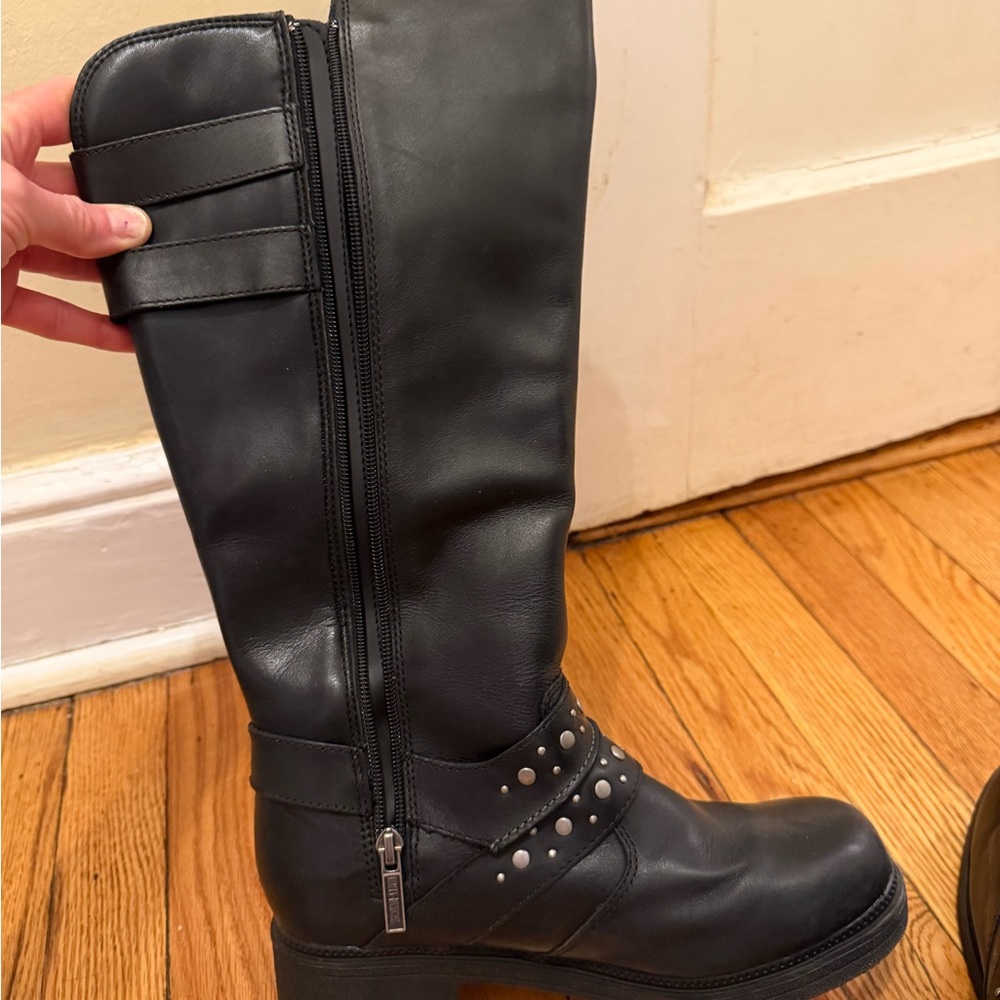 Harley-Davidson Black Textured Footwear - Picture 12 of 16